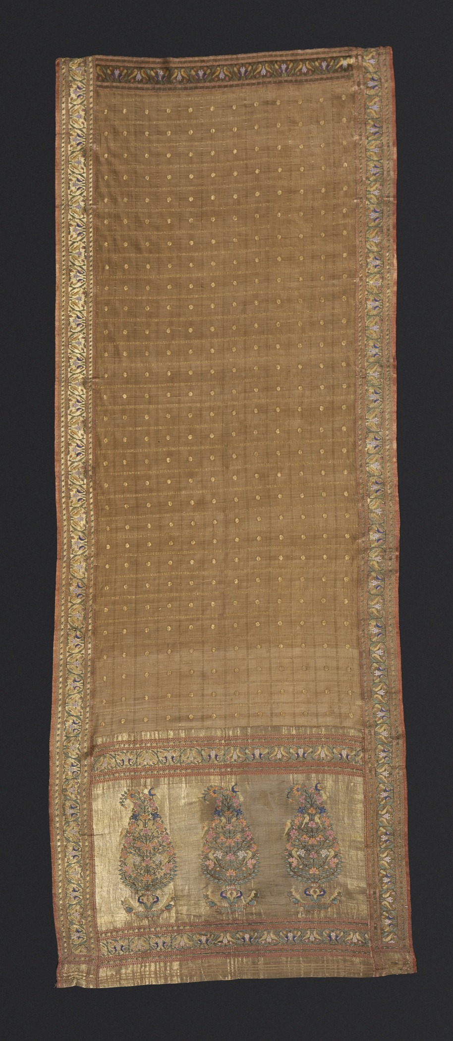 Semi Silk Temple Border
