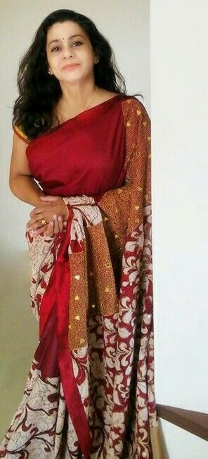 Kalamkari Handpainted Saree