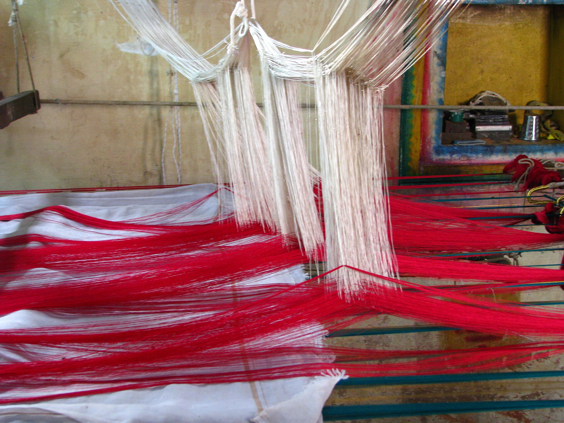 Artisan at the loom